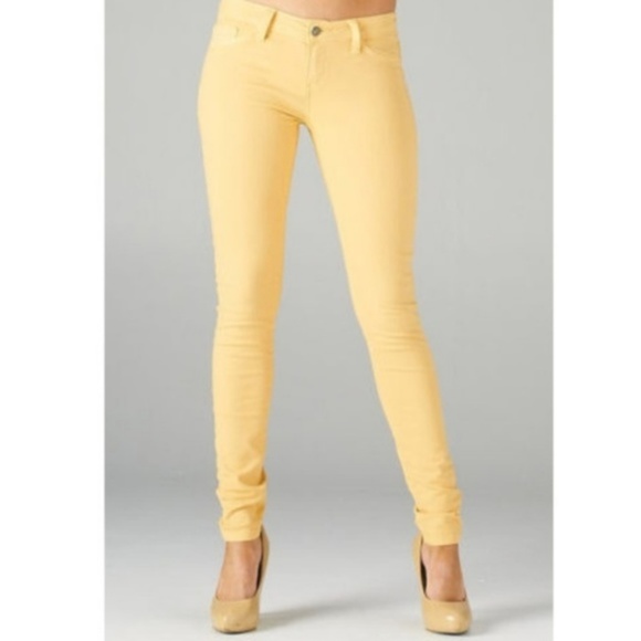 Cello Denim - *$3 FOR $15* Cello Jeans Yellow Skinny Jeans
